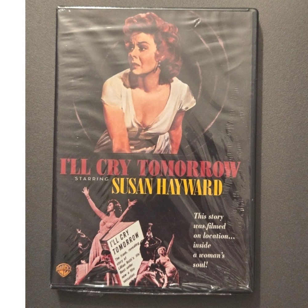 I'll Cry Tomorrow DVD Susan Hayward Warner Home Video Classic Sealed